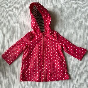 babyGAP Pink Polka Dot Kids Raincoat, Sz. 12-18 Months